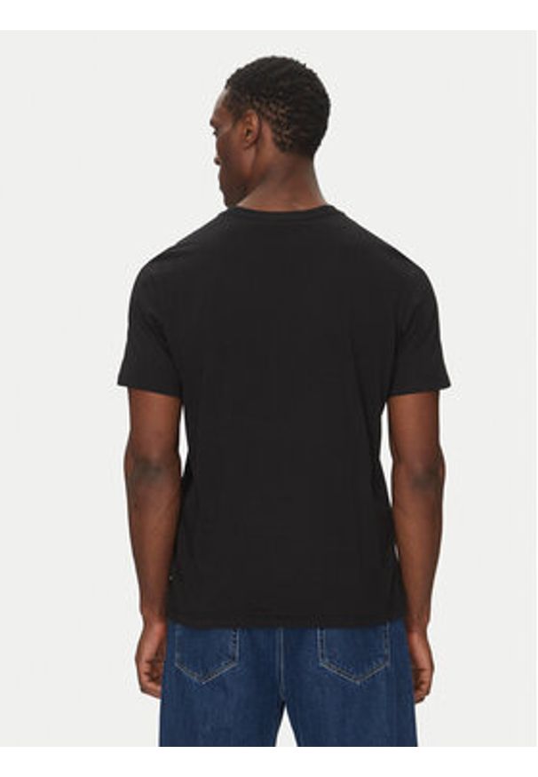Calvin Klein Jeans T-Shirt LV040HM298 Czarny Regular Fit. Kolor: czarny. Materiał: bawełna