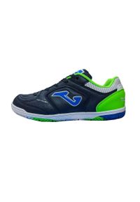 Buty halowe dziecięce Joma Top Flex JR IN. Kolor: niebieski. Sport: piłka nożna