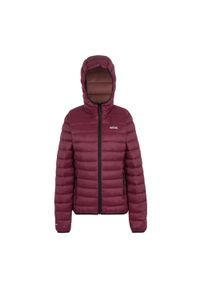 Regatta - Kurtka Ocieplana Damska Z Kapturem Marizion. Typ kołnierza: kaptur. Kolor: czerwony. Materiał: puch. Sport: turystyka piesza #1