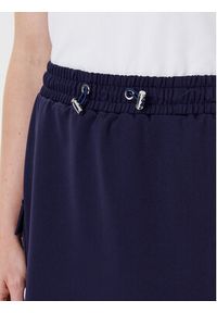Guess Spódnica mini V5YD04 KCX42 Granatowy Regular Fit. Kolor: niebieski. Materiał: syntetyk #4