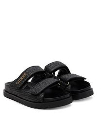 Guess Klapki Fadeliza FLJFDE FAP19 Czarny. Kolor: czarny