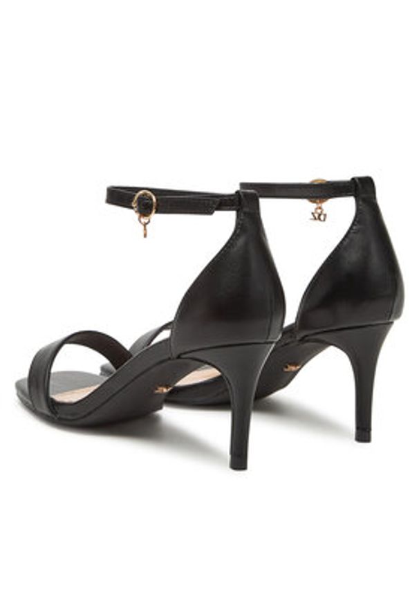 DeeZee Sandały KB-1063-5 Czarny. Kolor: czarny. Materiał: skóra