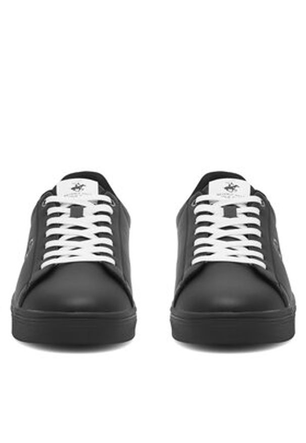 Beverly Hills Polo Club Sneakersy V5-6100 Czarny. Kolor: czarny. Materiał: skóra