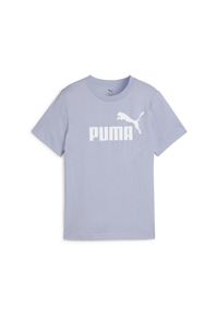 Puma - Młodzieżowa koszulka ESS z logo No. 1 PUMA Cool Weather Blue. Kolor: niebieski. Materiał: bawełna
