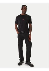 Hugo - HUGO T-Shirt Danotie 50553124 Czarny Regular Fit. Kolor: czarny. Materiał: bawełna #4