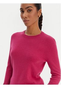 United Colors of Benetton - United Colors Of Benetton Sweter 1002D1K01 Różowy Regular Fit. Kolor: różowy. Materiał: wełna #3
