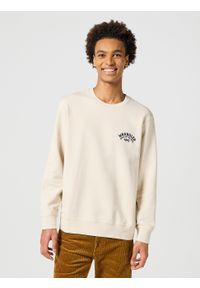 Wrangler - MESKA BLUZA WRANGLER CREWNECK SWEATSHIRT VINTAGE WHITE 112357321. Styl: vintage