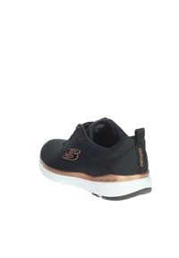 skechers - Buty do chodzenia damskie Skechers Flex Appeal 30. Zapięcie: sznurówki. Kolor: wielokolorowy, czarny, niebieski. Materiał: materiał, syntetyk, tkanina. Szerokość cholewki: normalna. Sport: turystyka piesza