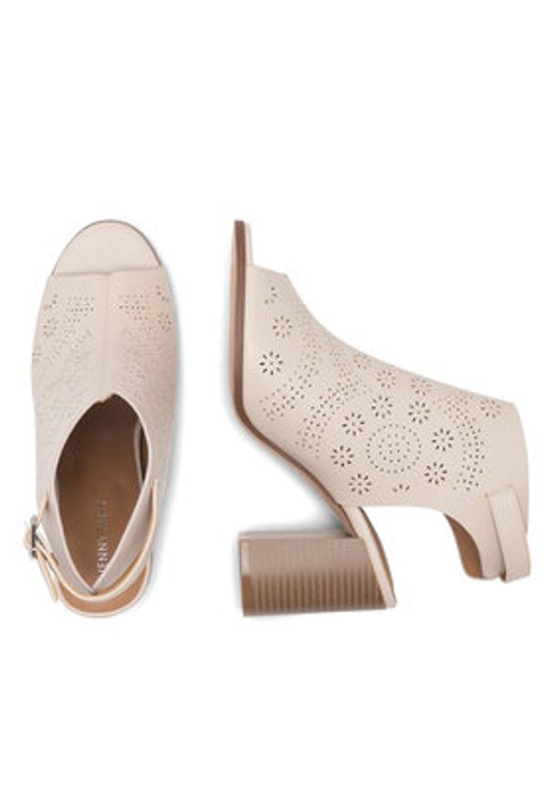 Jenny Fairy Sandały WYL0410-1 Beżowy. Kolor: beżowy. Materiał: skóra