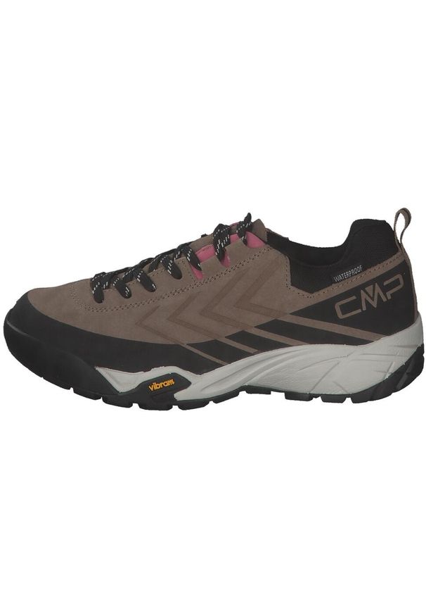 Buty trekkingowe damskie CMP Mintaka Wmn WP. Kolor: wielokolorowy, czarny, brązowy. Styl: sportowy