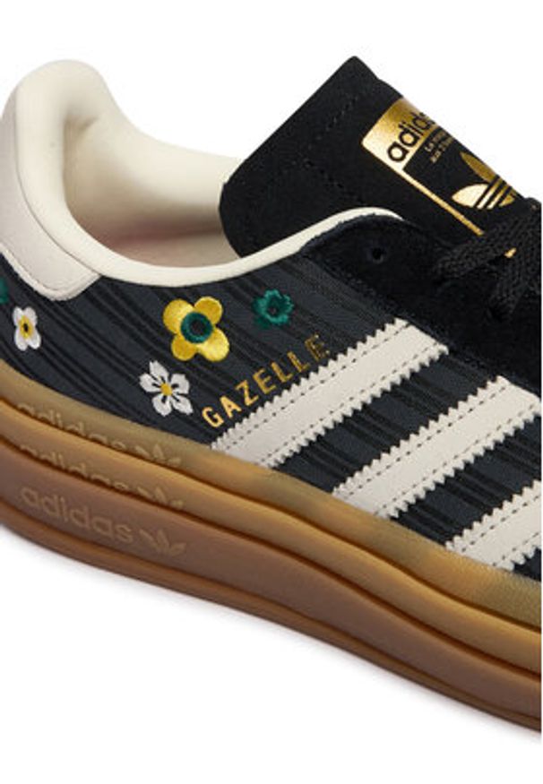 Adidas - adidas Sneakersy Gazelle Bold IH1922 Czarny. Kolor: czarny. Materiał: materiał. Model: Adidas Gazelle