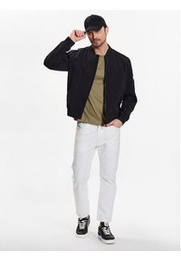 Calvin Klein Kurtka bomber Matt Crinkle Hero Bomber K10K111021 Czarny Regular Fit. Kolor: czarny. Materiał: syntetyk #5