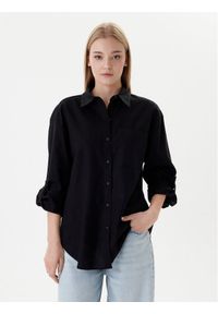 Calvin Klein Jeans Koszula LV044E195G Czarny Regular Fit. Kolor: czarny. Materiał: bawełna #1