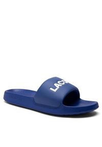 Lacoste Klapki Serve Slide 1.0 747CMA0025 Granatowy. Kolor: niebieski #3