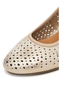 Rieker Czółenka CEO-41057-60 Złoty. Kolor: złoty. Materiał: materiał #5