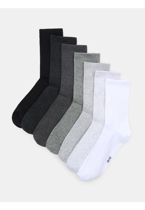 Sinsay - Długie skarpetki OEKO-TEX 7 pack - wielobarwny