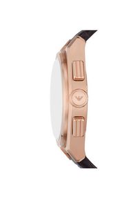 Emporio Armani Zegarek Federico AR11563 Brązowy. Kolor: brązowy. Materiał: skóra #6