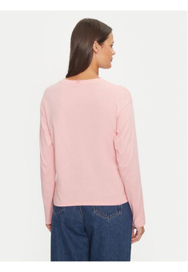 United Colors of Benetton - United Colors Of Benetton Koszulka piżamowa 30963M04S Różowy Regular Fit. Kolor: różowy. Materiał: bawełna