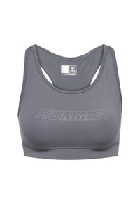 Biustonosz dla kobiet Hummel Te Fundamental. Kolor: szary. Materiał: jersey, materiał. Sport: piłka nożna #1