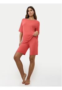 Triumph Piżama Timeless Sensuality 10222627 Koralowy Relaxed Fit. Kolor: pomarańczowy. Materiał: lyocell #5