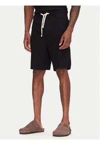 Jack & Jones - Jack&Jones Komplet polo i spodenki Slington 12281841 Czarny Relaxed Fit. Kolor: czarny. Materiał: bawełna #7