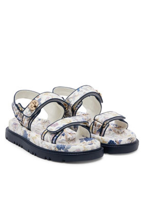 Aldo Sandały Linette 13966758 Niebieski. Kolor: niebieski. Materiał: skóra