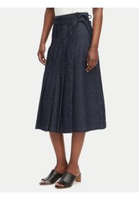 MAX&Co. Spódnica jeansowa 2616101013200 Granatowy Regular Fit. Kolor: niebieski. Materiał: bawełna #1