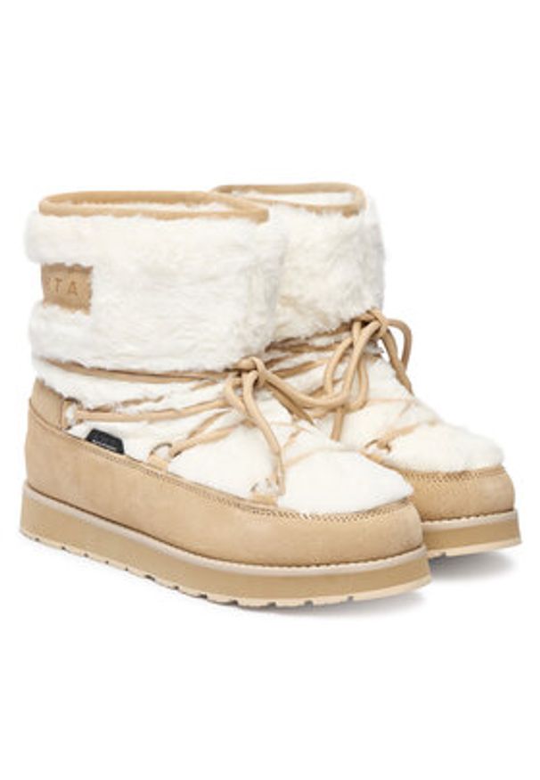 LUHTA - Luhta Śniegowce Luhta Nauttiva Ms 75580 Beżowy. Kolor: beżowy. Materiał: zamsz, skóra