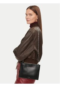 Calvin Klein Torebka Ck Night Square Crossbody K60K612794 Czarny. Kolor: czarny. Materiał: skórzane #5