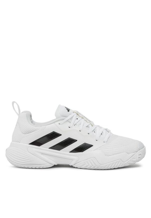 Adidas - adidas Buty Barricade ID1548 Biały. Kolor: biały. Materiał: materiał