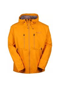 FUNDANGO - Kurtka turystyczna męska MANOTA 3L Shell Jacket. Kolor: pomarańczowy, wielokolorowy, żółty. Materiał: tkanina, puch #1