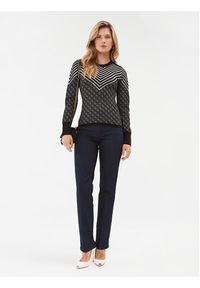 Guess Sweter W3BR26 Z3AE0 Czarny Slim Fit. Kolor: czarny. Materiał: syntetyk