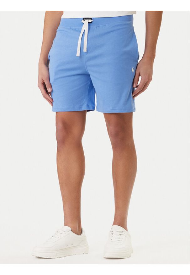 Polo Ralph Lauren Szorty piżamowe 714965506013 Niebieski Slim Fit. Kolor: niebieski. Materiał: bawełna