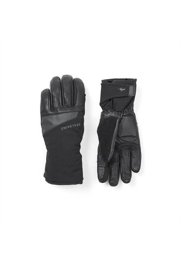 SEALSKINZ - Długie wodoodporne rękawice Sealskinz Fring Fusion Control. Kolor: czarny. Sport: kolarstwo