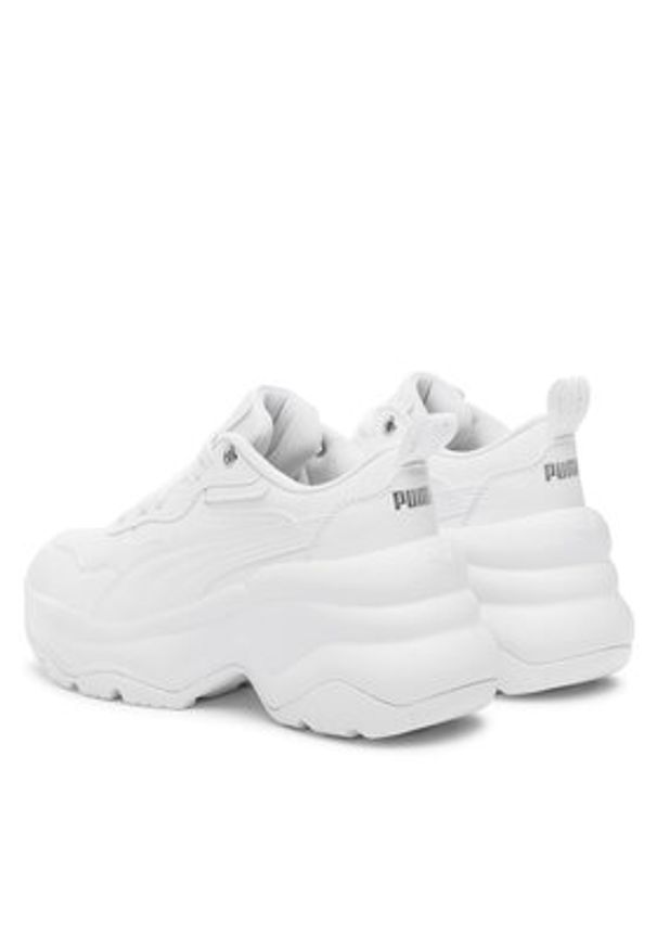 Puma Sneakersy Cilia Wedge 393915 02 Biały. Kolor: biały. Materiał: skóra