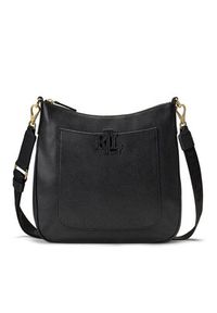 Lauren Ralph Lauren - LAUREN RALPH LAUREN Torebka 431970152001 Czarny. Kolor: czarny. Materiał: skórzane #5