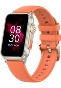 Smartwatch Rubicon SmartWatch Rubicon RNCF06 pomarańczowy silikon BT Call. Rodzaj zegarka: smartwatch. Kolor: pomarańczowy