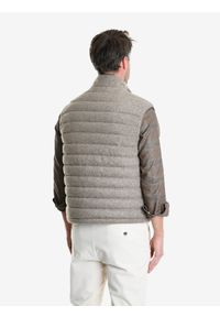 Xagon Bezrękawnik "Down Vest" | A2505 2PMEC02 | Mężczyzna | Beżowy. Okazja: na spacer, na spotkanie biznesowe, na co dzień. Kolor: beżowy. Materiał: poliester, wełna. Długość rękawa: bez rękawów. Długość: długie. Sezon: wiosna, lato, jesień. Styl: elegancki, casual, biznesowy #6