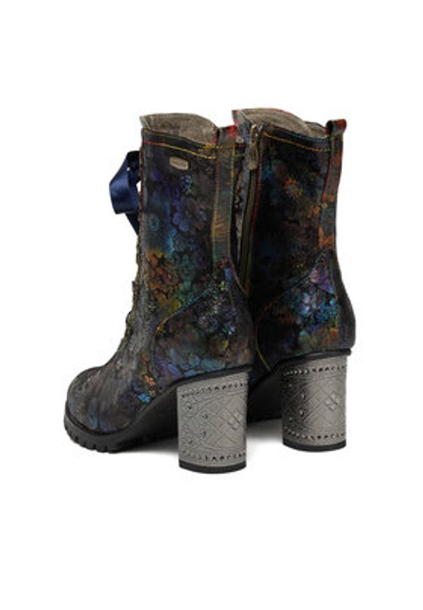 Laura Vita Botki Kateo 07 Czarny. Kolor: czarny. Materiał: materiał