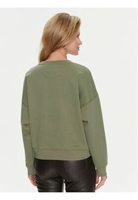 Guess Bluza Pony W4RQ13 KC5H2 Zielony Regular Fit. Kolor: zielony. Materiał: syntetyk, bawełna #3