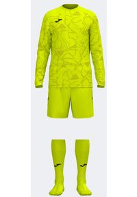 Zestaw Sportowy Joma Zamora IX - Oddychający i Zrównoważony. Kolor: żółty. Materiał: dresówka. Sport: piłka nożna