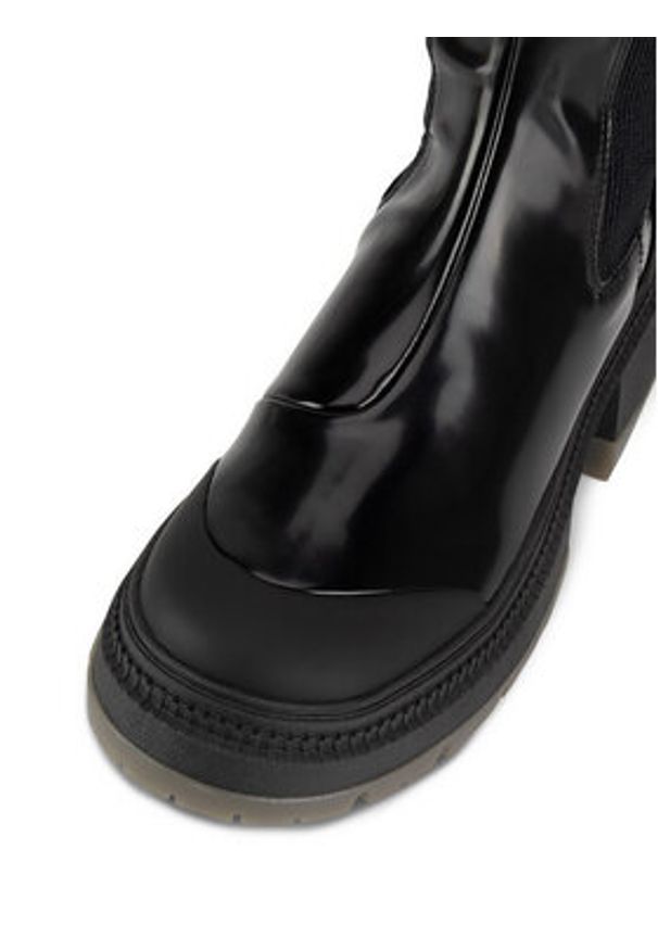 Nine West Kozaki WFA3033-10 Czarny. Kolor: czarny. Materiał: materiał