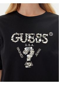 Guess T-Shirt V4YI06 I3Z14 Czarny Relaxed Fit. Kolor: czarny. Materiał: bawełna #3