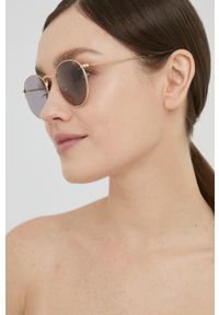 Ray-Ban - Okulary. Kształt: okrągłe. Kolor: złoty #4