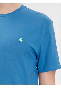 United Colors of Benetton - United Colors Of Benetton T-Shirt 3MI5J1AF7 Niebieski Regular Fit. Kolor: niebieski. Materiał: bawełna #3
