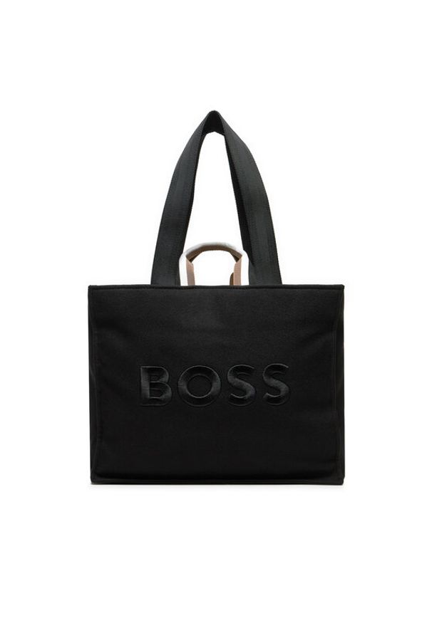 BOSS - Boss Torebka Deva Tote 50529028 Czarny. Kolor: czarny