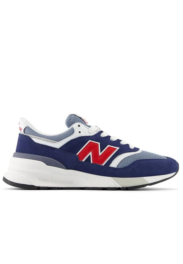 Buty New Balance U997REA - granatowe. Okazja: na co dzień. Kolor: niebieski. Materiał: materiał, skóra, syntetyk, guma. Szerokość cholewki: normalna