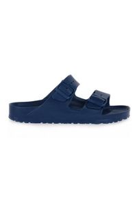 Klapki damskie Birkenstock Arizona Eva. Kolor: niebieski. Materiał: syntetyk, materiał