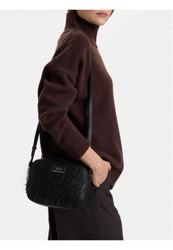 Armani Exchange Torebka XW002122 AF19298 UC001 Czarny. Kolor: czarny. Materiał: skórzane