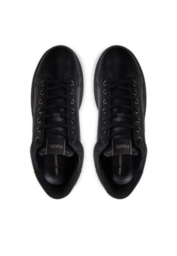 Karl Lagerfeld - KARL LAGERFELD Sneakersy Kapri KL52548F Czarny. Kolor: czarny. Materiał: skóra